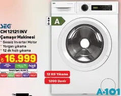 SEG CM 12121 INV ÇAMAŞIR MAKİNESİ SEG CM 12121 INV ÇAMAŞIR MAKİNESİ